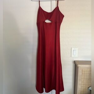 Banana Republic silk Red Dress